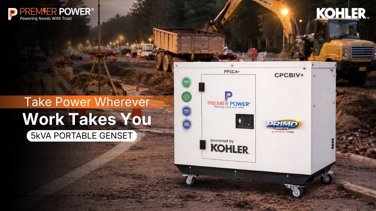 PRIMO 5 kVA Portable Generator – Power That Grows With You