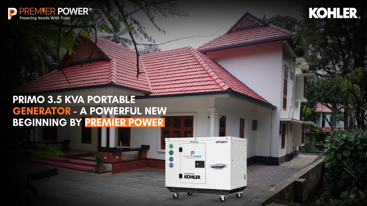 PRIMO 3.5 kVA Portable Generator- A Powerful New Beginning by Premier Power