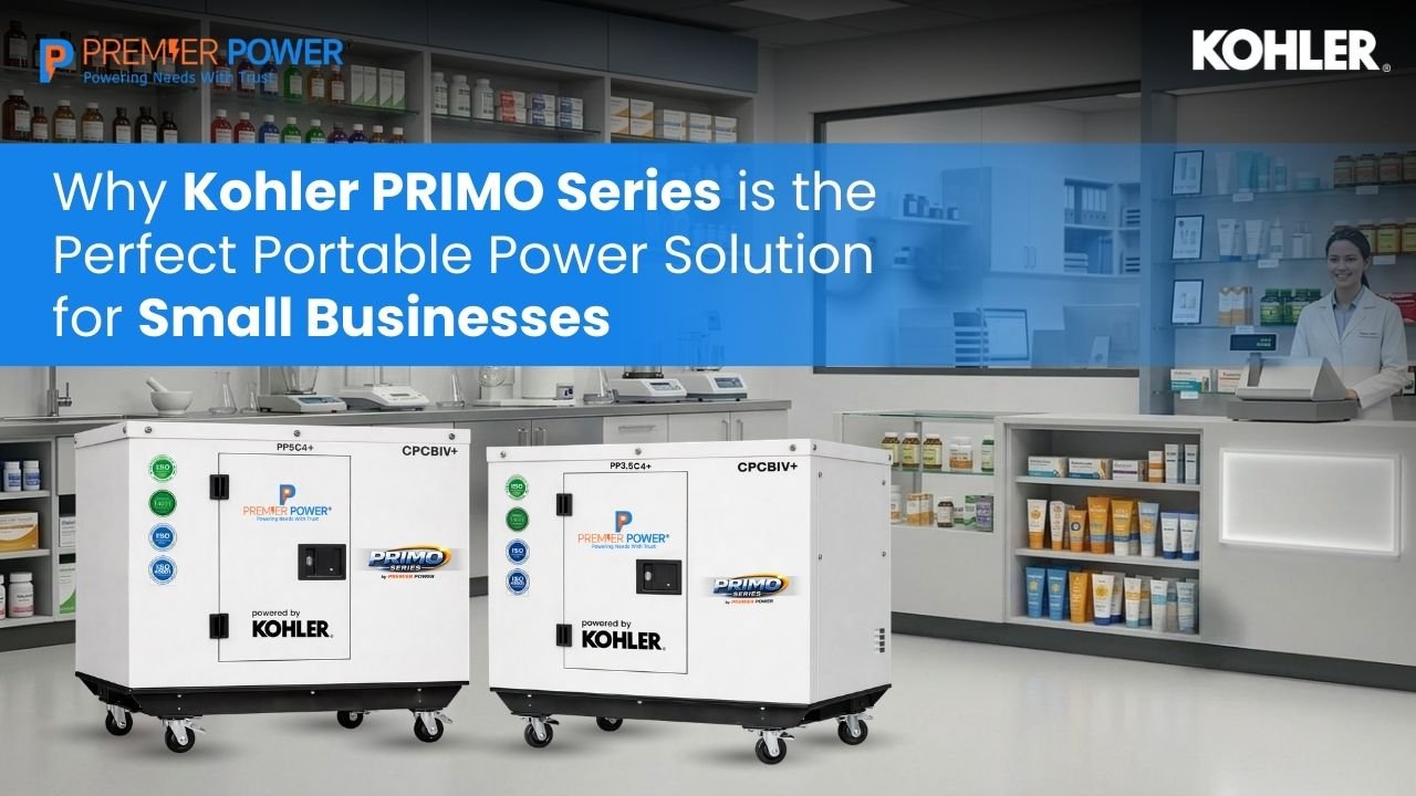 Why Kohler PRIMO Series is the Perfect Portable Power Solution for Small Businesses