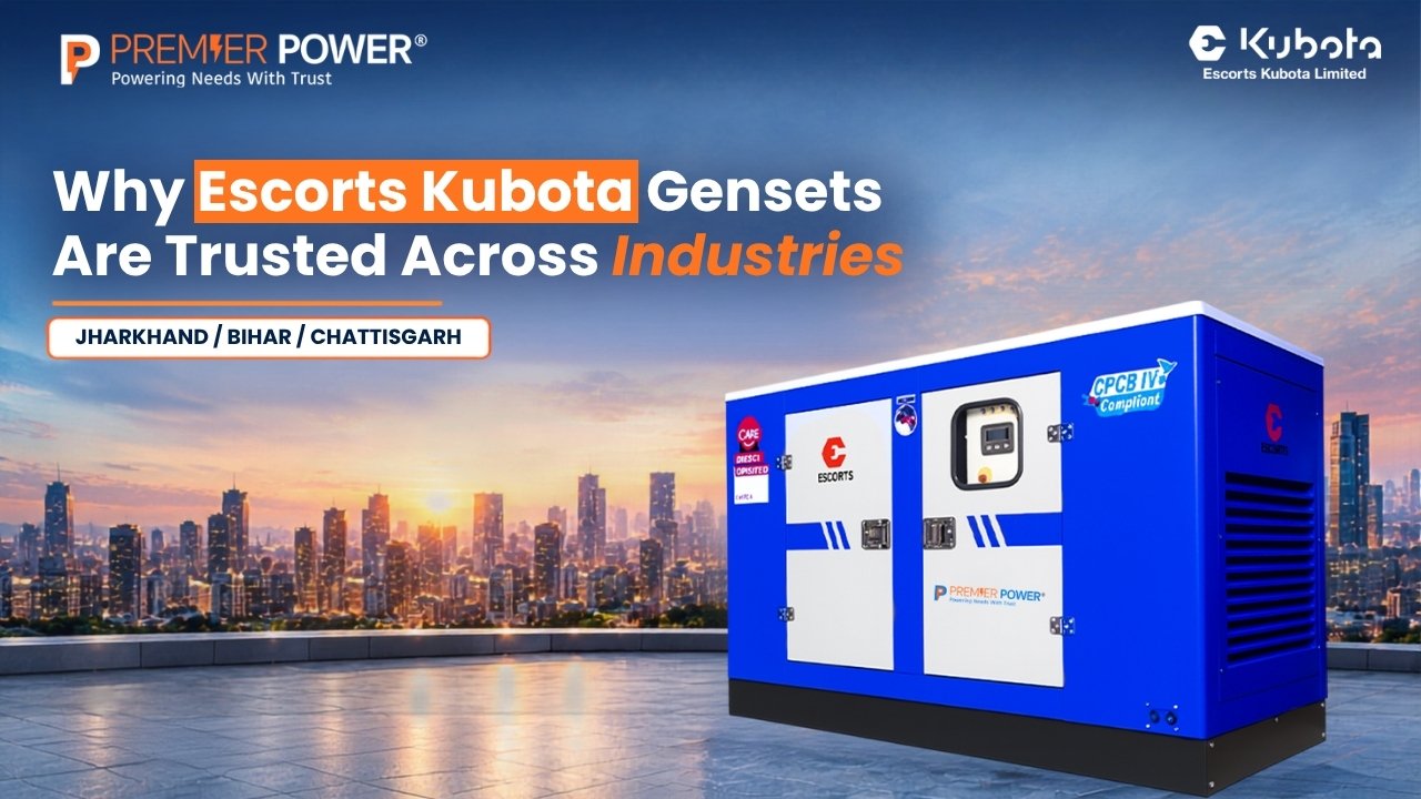 Why Escorts Kubota Gensets Are Trusted Across Industries